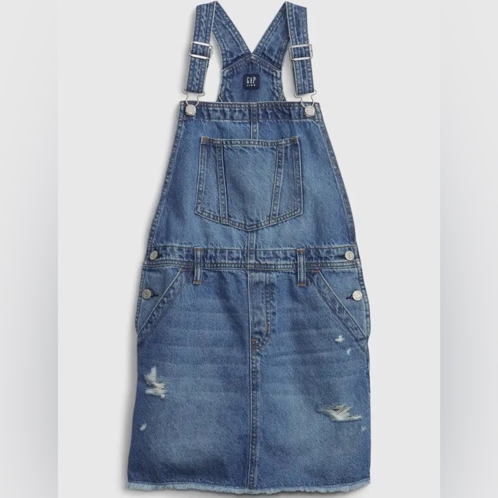 Gap girls Size Large Denim overall dress